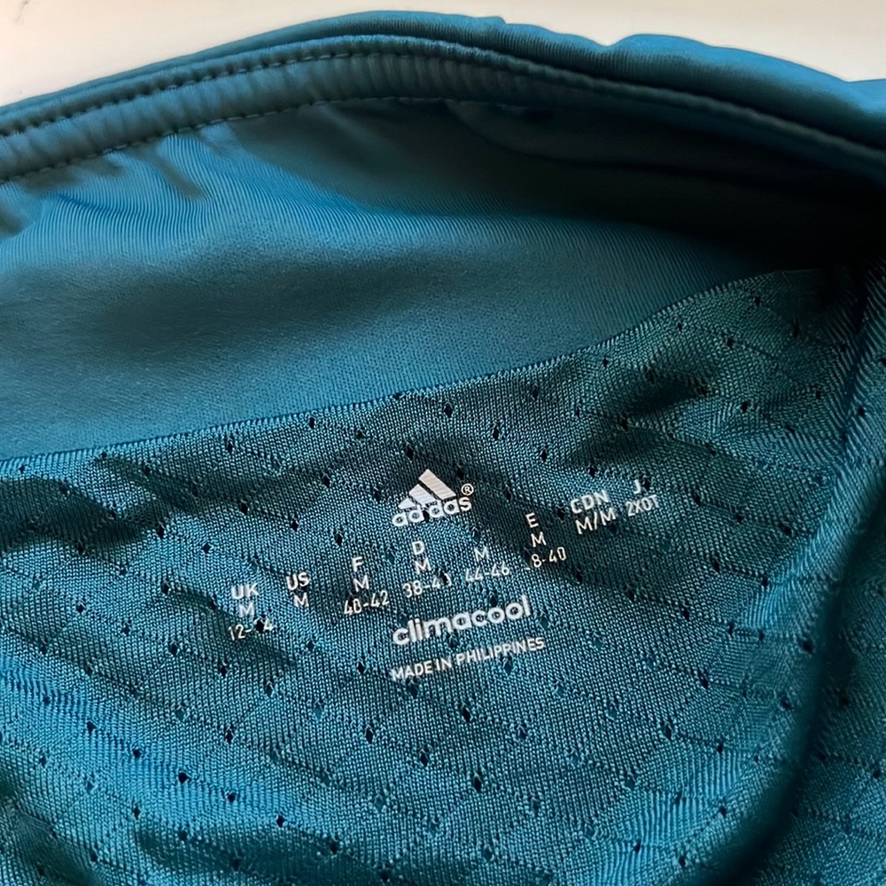 Women’s Adidas Running Shorts - Teal - 2.5” Inseam - Picture 3 of 6